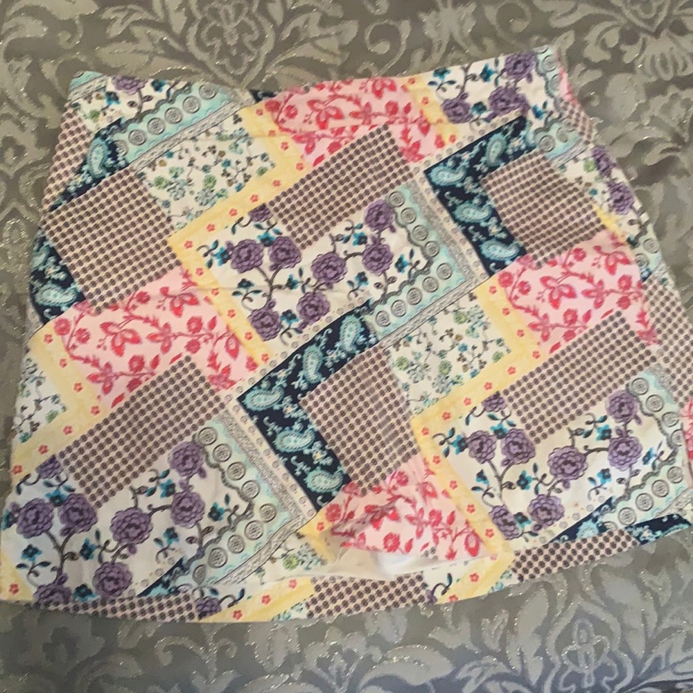 Lady Hagen sz. 10 patchwork skirt EUC